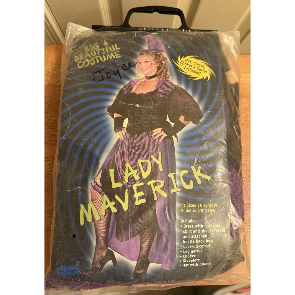 Fun World Womens Lady Maverick Costume  Woman's 16-24